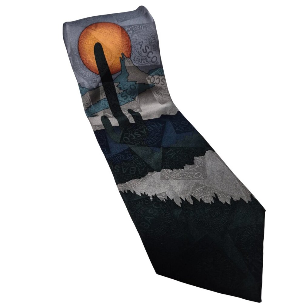 Tabasco Desert Novelty Tie Southwest Theme 145cm